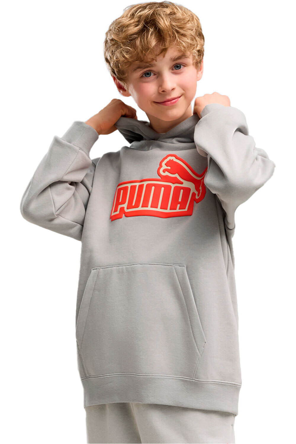 Puma sudadera niño ESS LOGO LAB Relaxed vista frontal