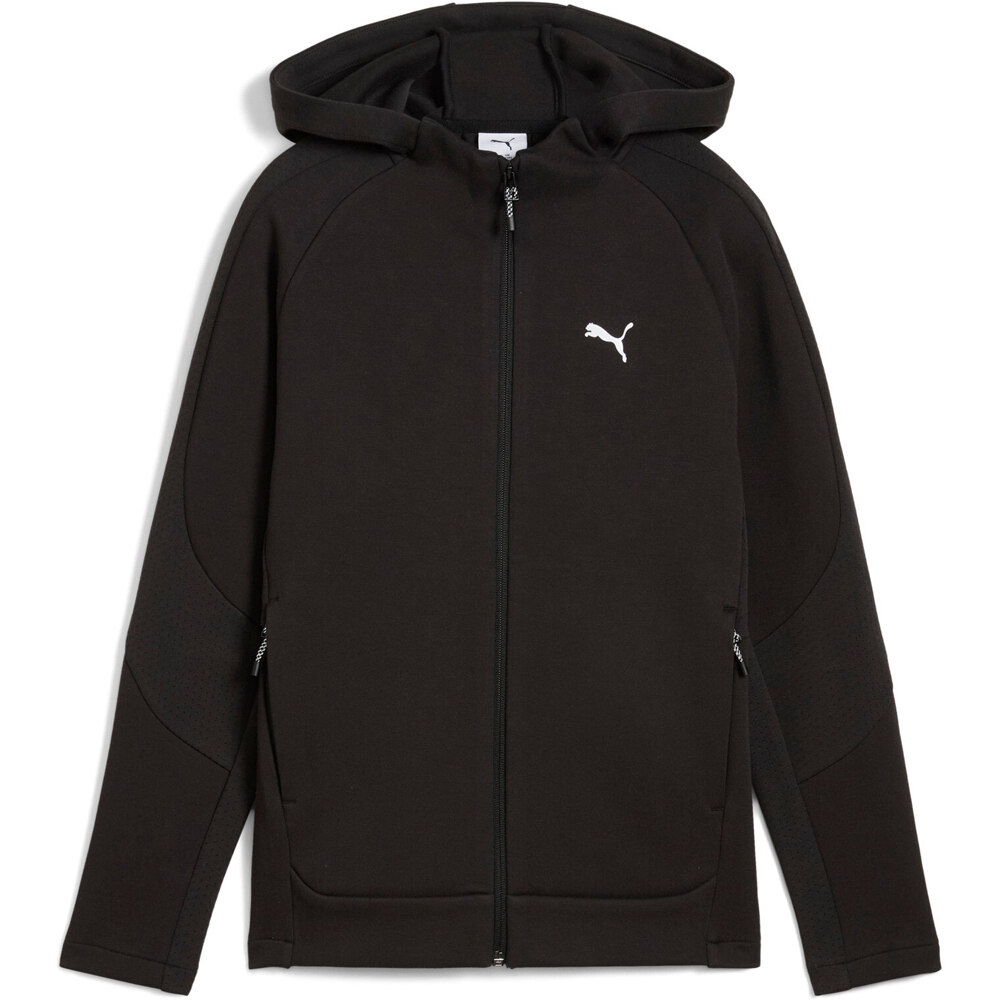 Puma sudadera niño EVOSTRIPE Full-Zip H vista detalle
