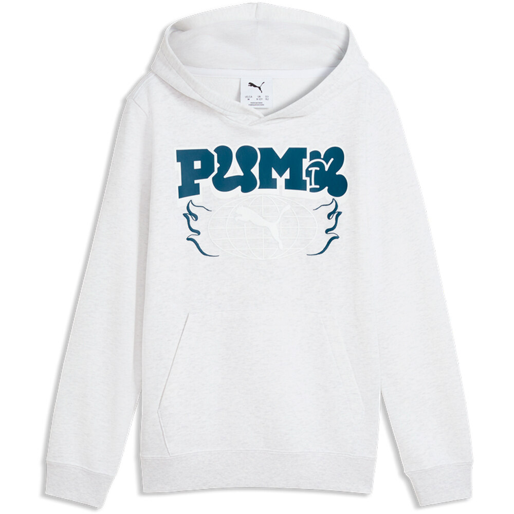 Puma sudadera niño MID90s Hoodie TR B vista detalle