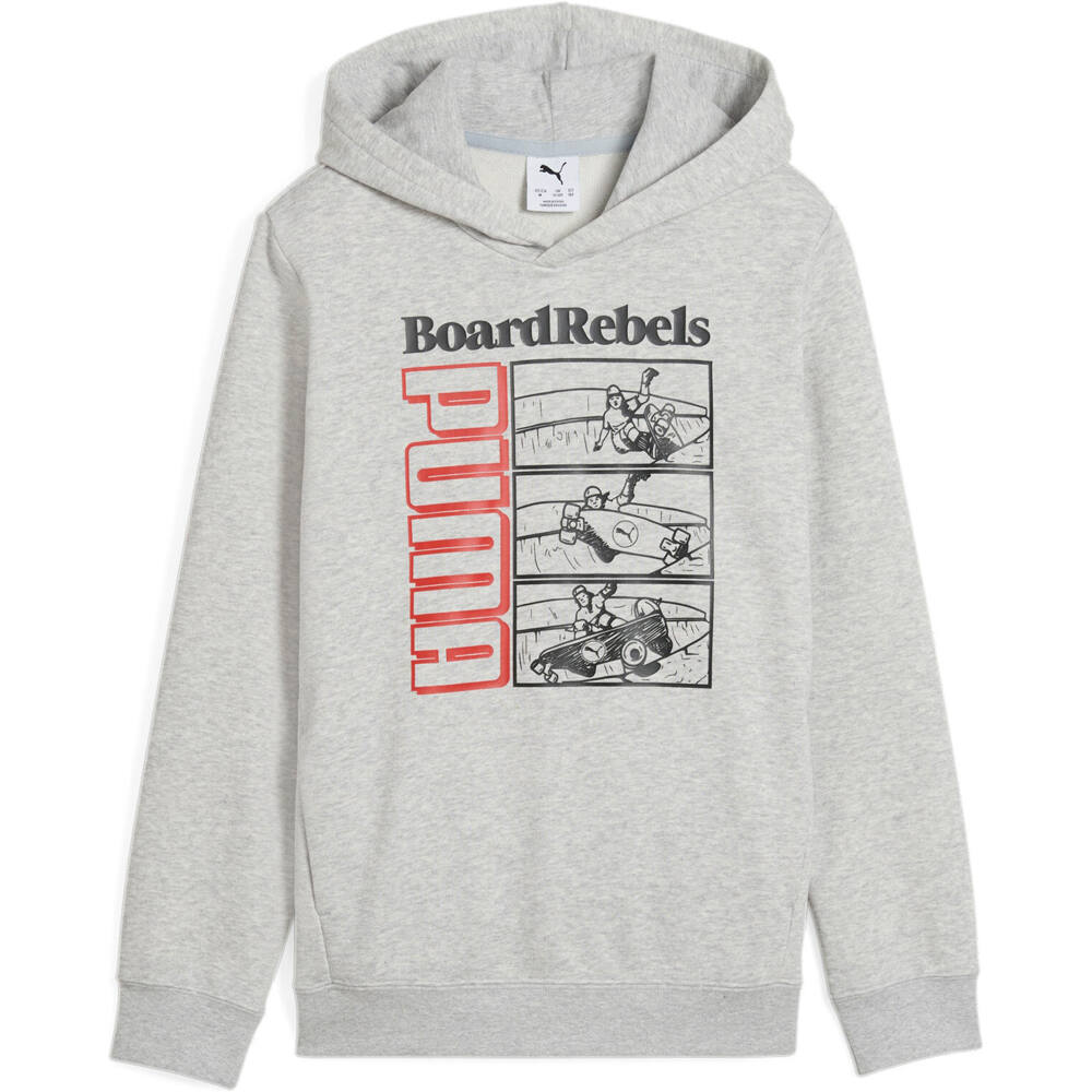 Puma sudadera niño MID90S Hoodie TR B vista frontal