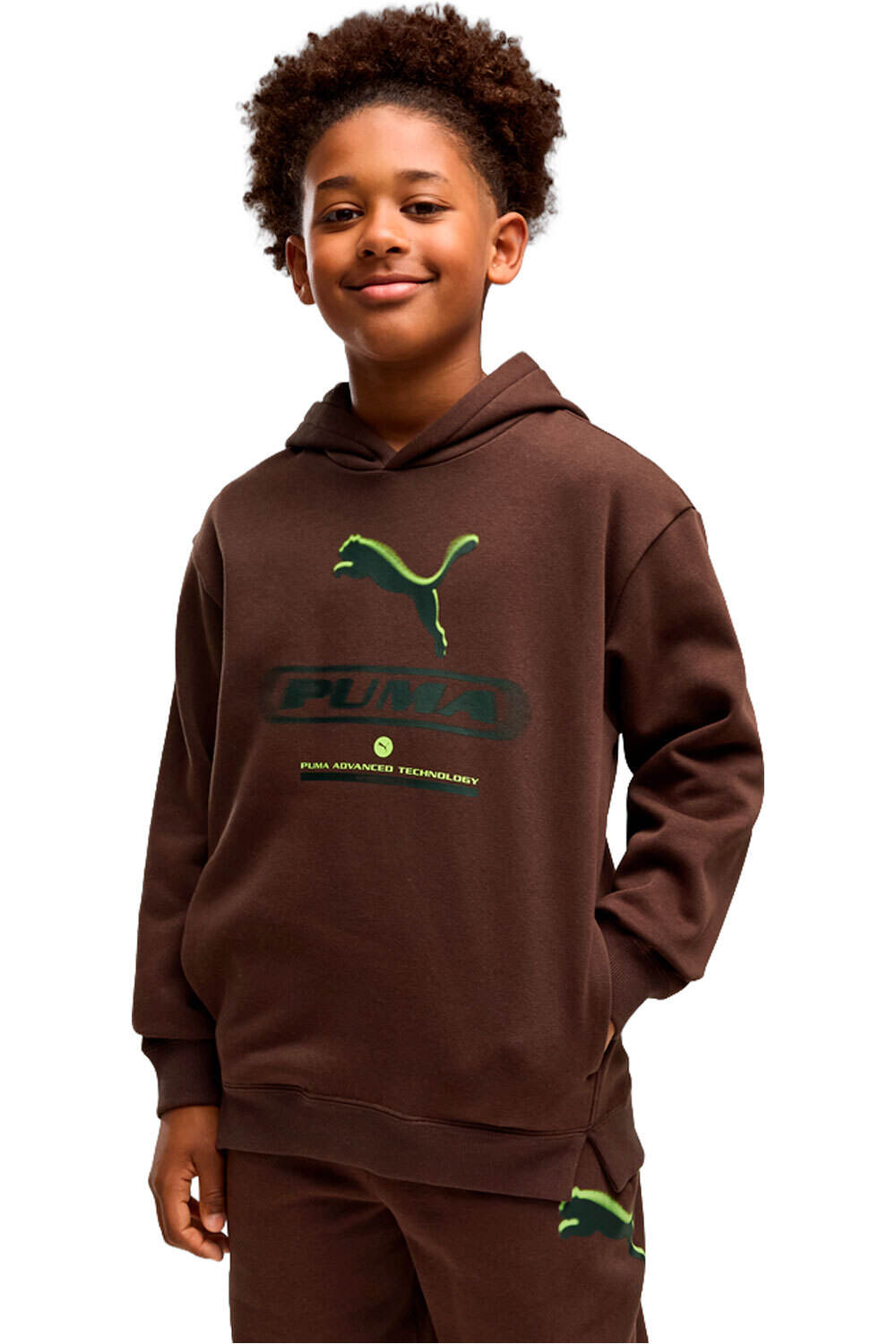 Puma sudadera niño PUMA STREET Relaxed vista frontal