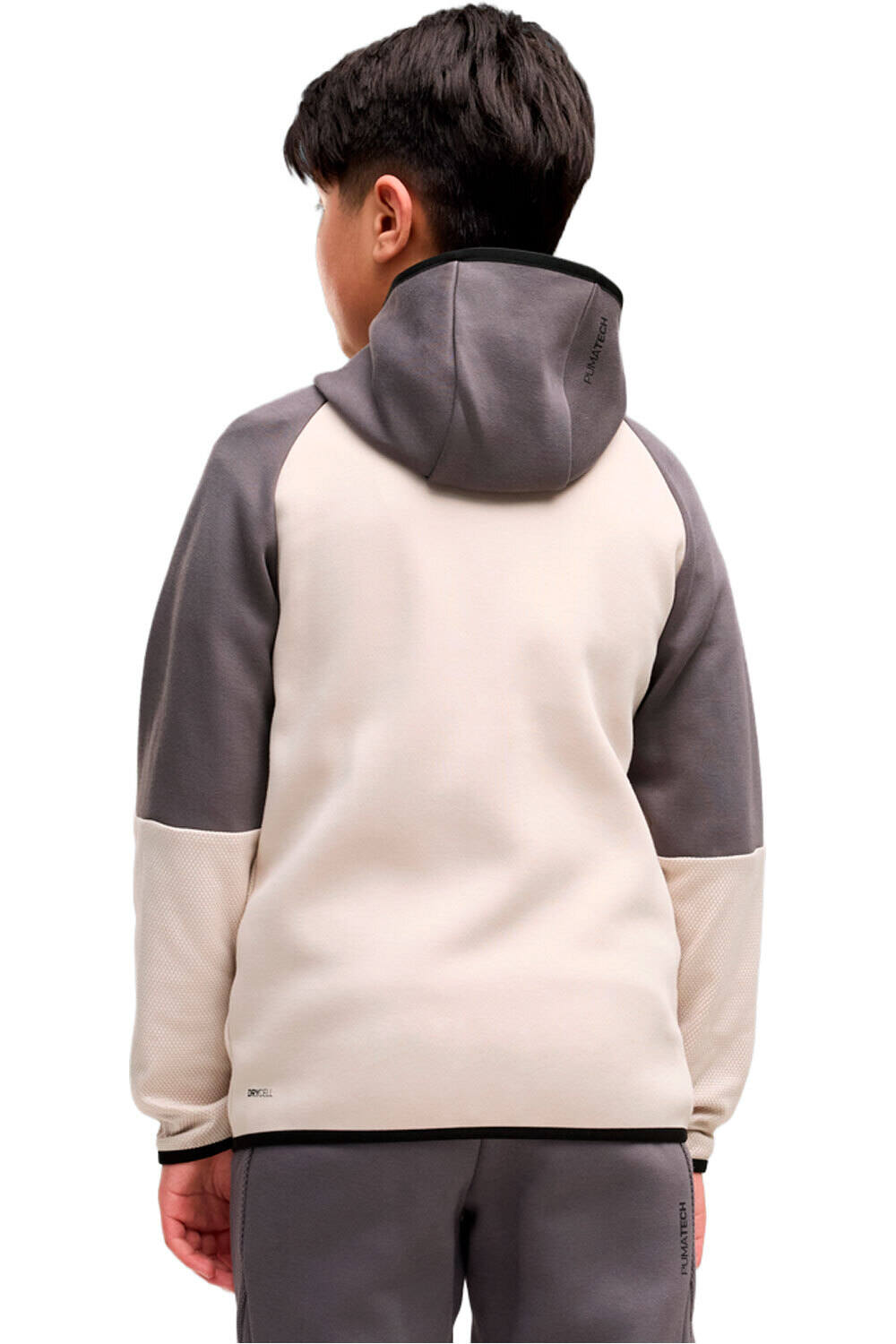 Puma sudadera niño PUMATECH Elevated Fu vista trasera