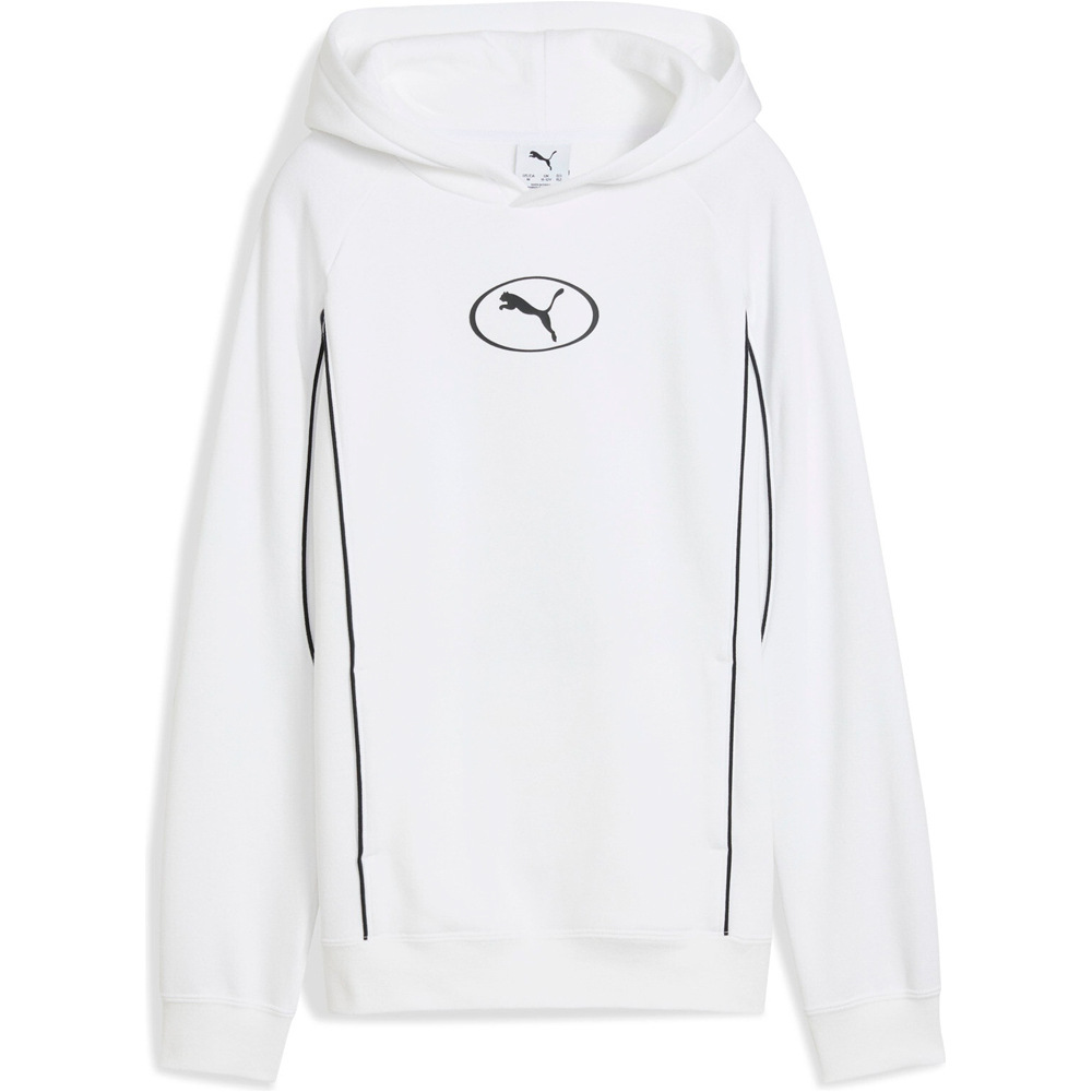 Puma sudadera niño SPORT Hoodie FL vista frontal