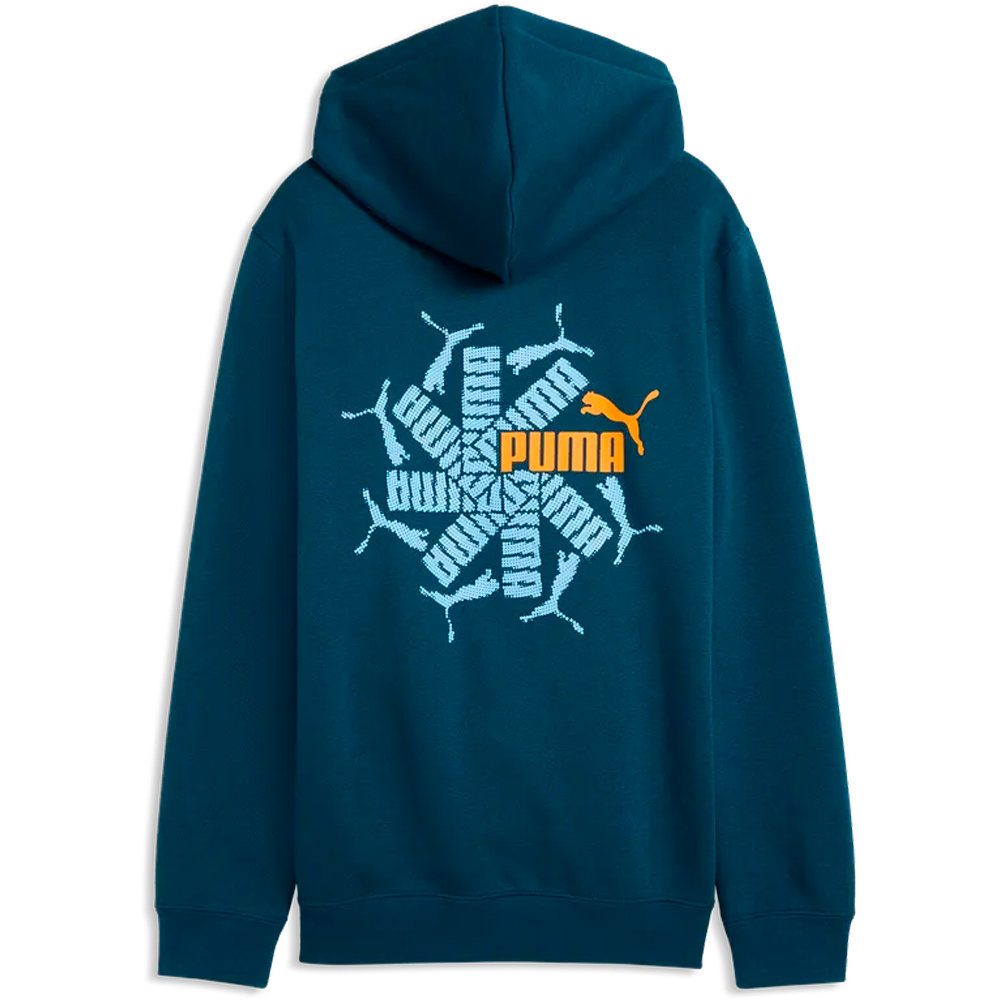 Puma sudadera niño X_ESS LOGO LAB Brand B vista trasera
