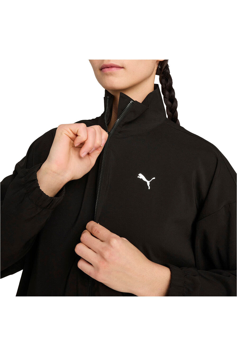 Puma sudaderas deportivas mujer LACE WOVEN JACKET vista detalle