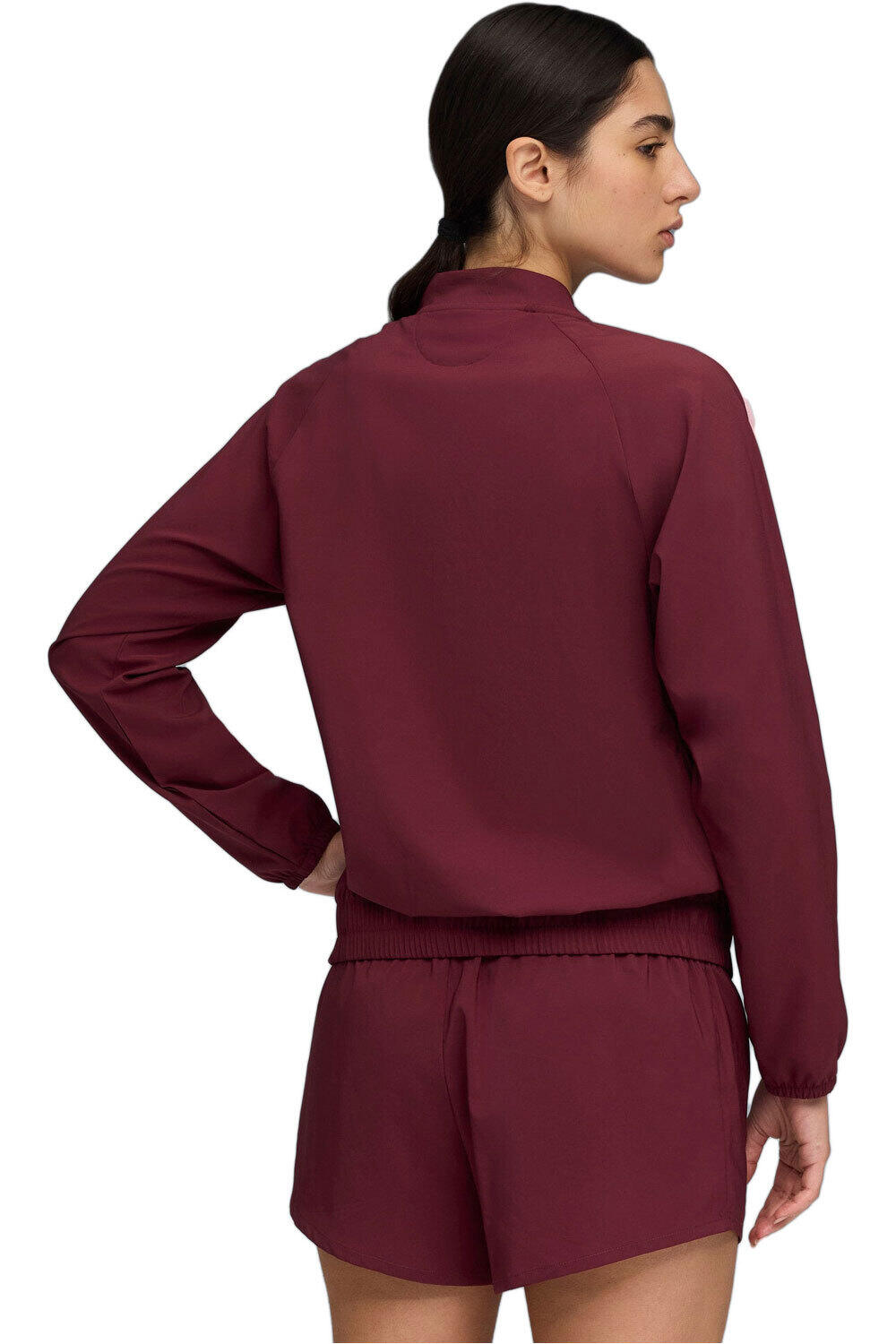 Puma sudaderas deportivas mujer W FLORAL RIBBON WOVE vista trasera