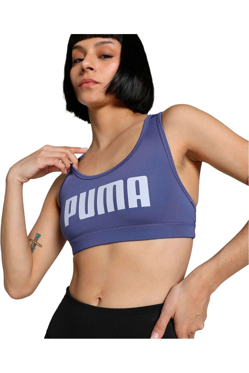Puma sujetadores deportivos 4KEEPS BRA vista frontal