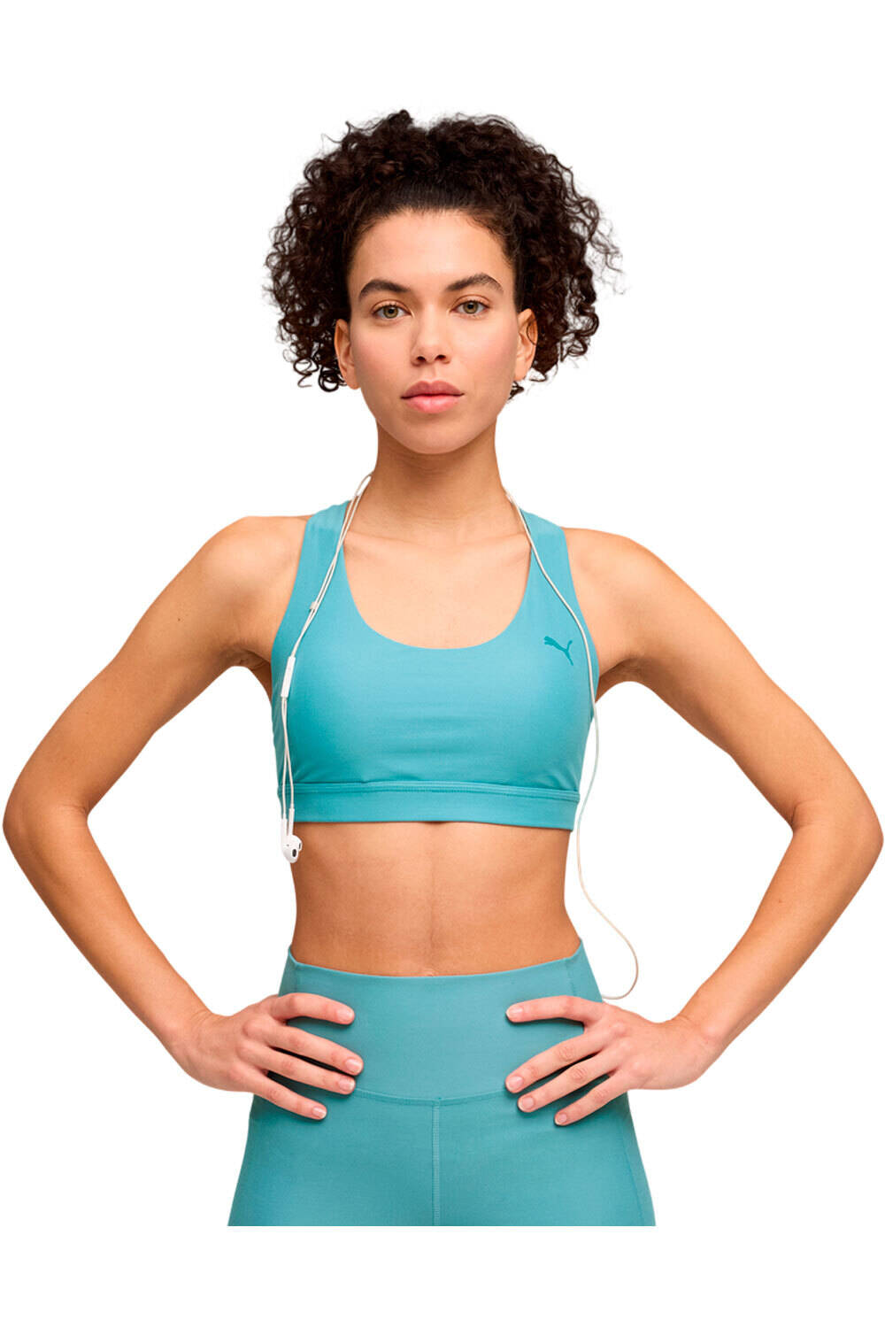 Puma sujetadores deportivos CLOUDSPUN BRA - MID vista frontal