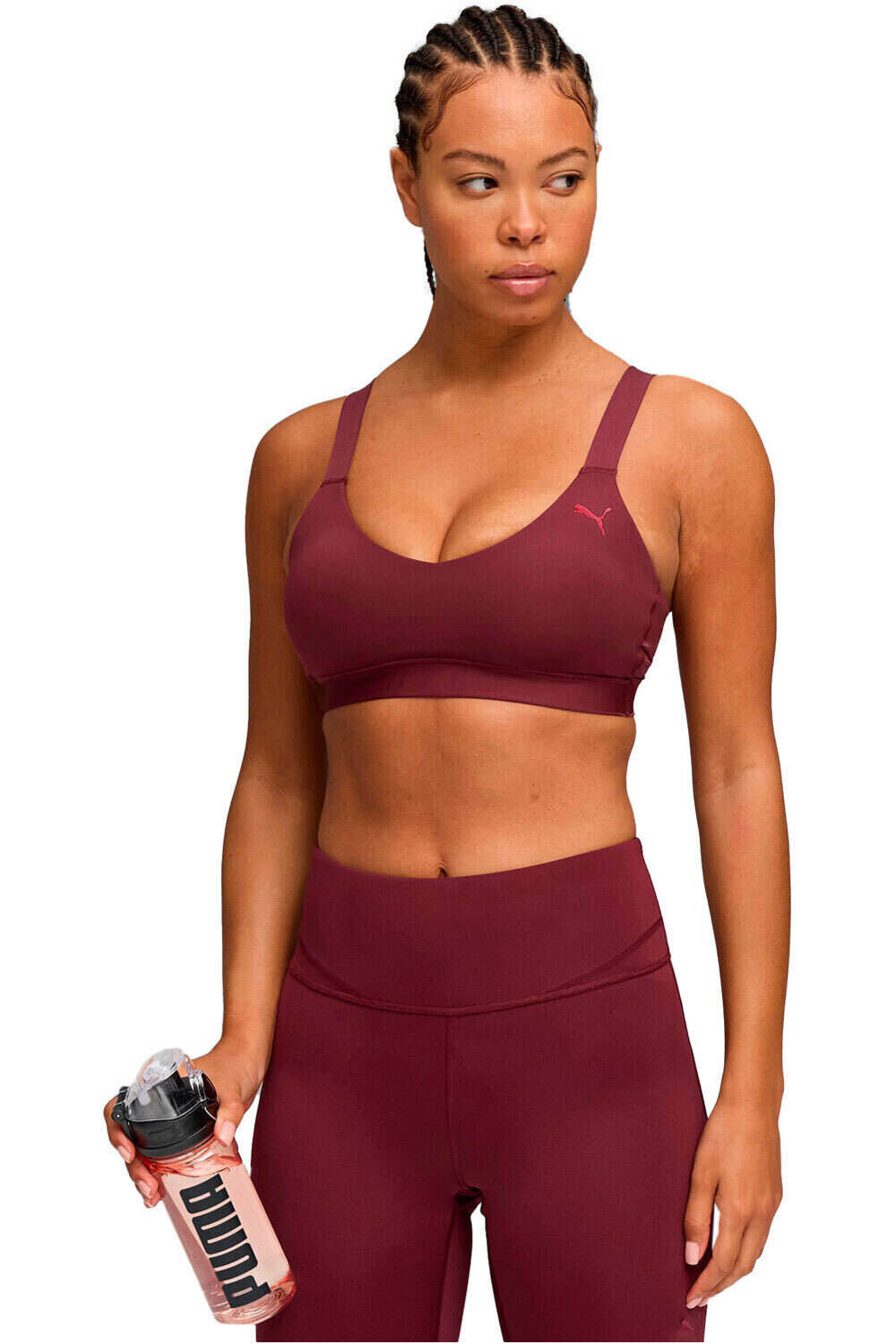 Puma sujetadores deportivos PWRSHAPE BRA - Low vista frontal