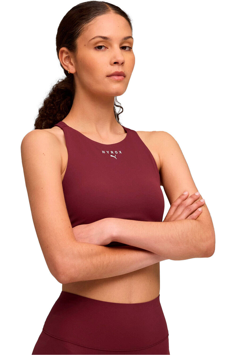 Puma sujetadores deportivos W PUMA X HYROX SHAPE vista frontal