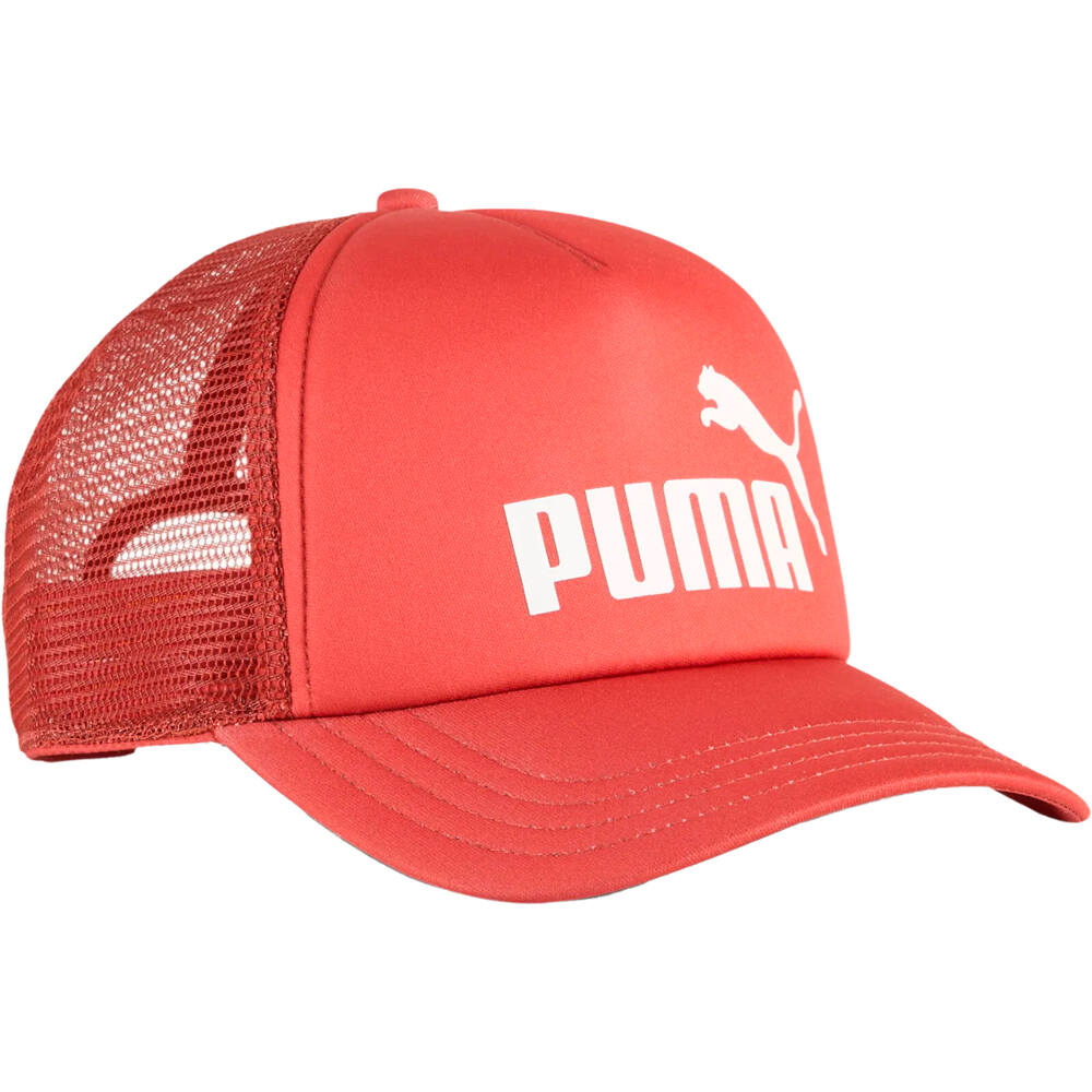 Puma visera lona ESS NO. 1 LOGO Trucker Cap vista frontal