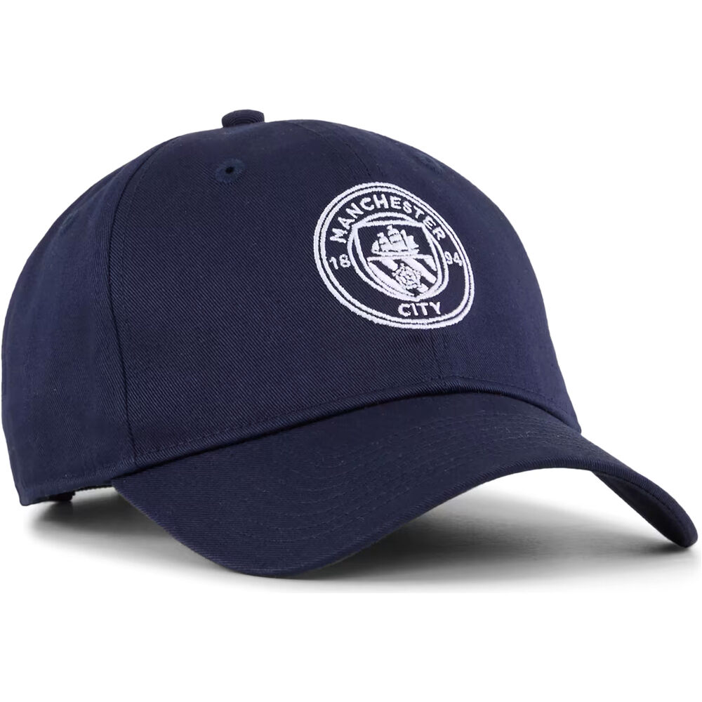 Puma visera lona MCFC ftblARCHIVE Cap vista frontal
