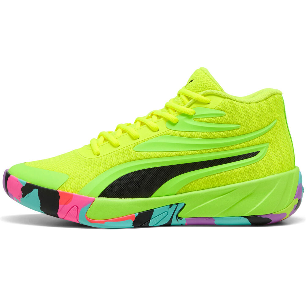 Puma zapatilla baloncesto Court Pro Marble lateral exterior
