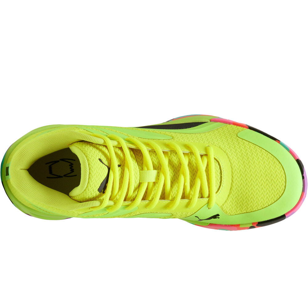Puma zapatilla baloncesto Court Pro Marble vista superior