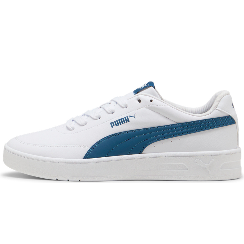 Puma zapatilla moda hombre Court Classic Clean lateral exterior