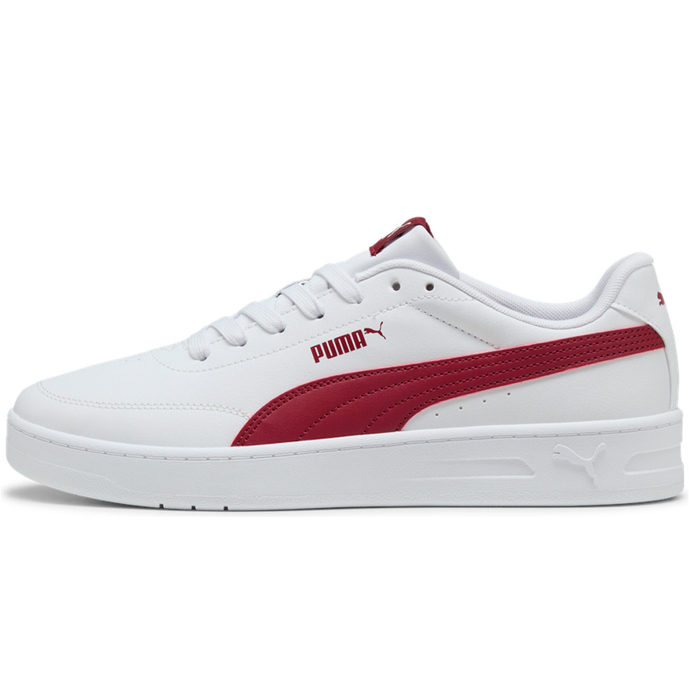 Puma zapatilla moda hombre Court Classic Clean lateral exterior
