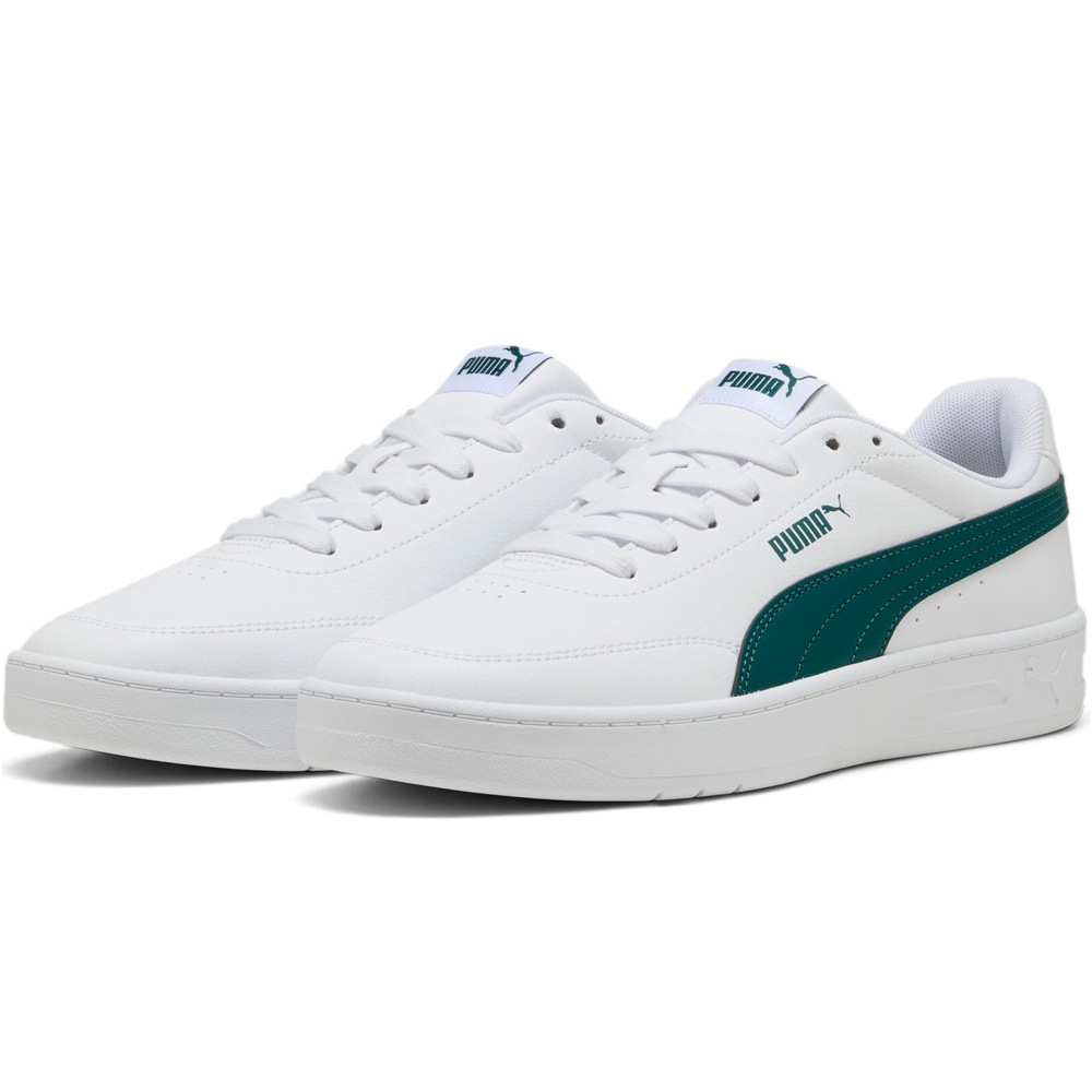 Puma zapatilla moda hombre Court Classic Clean lateral interior