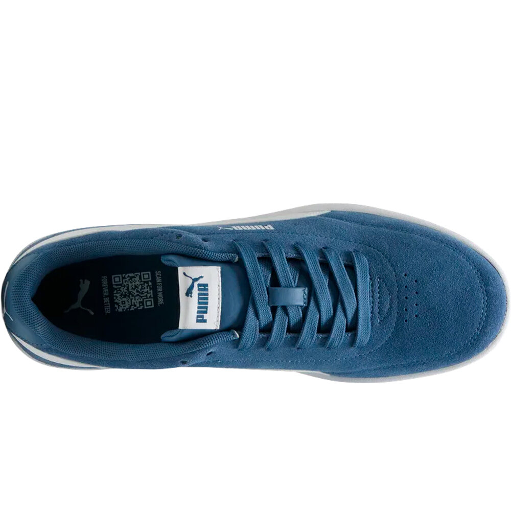 Puma zapatilla moda hombre Court Classic Clean vista superior