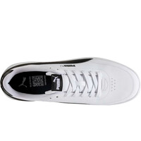 Puma zapatilla moda hombre Court Classic Clean vista trasera