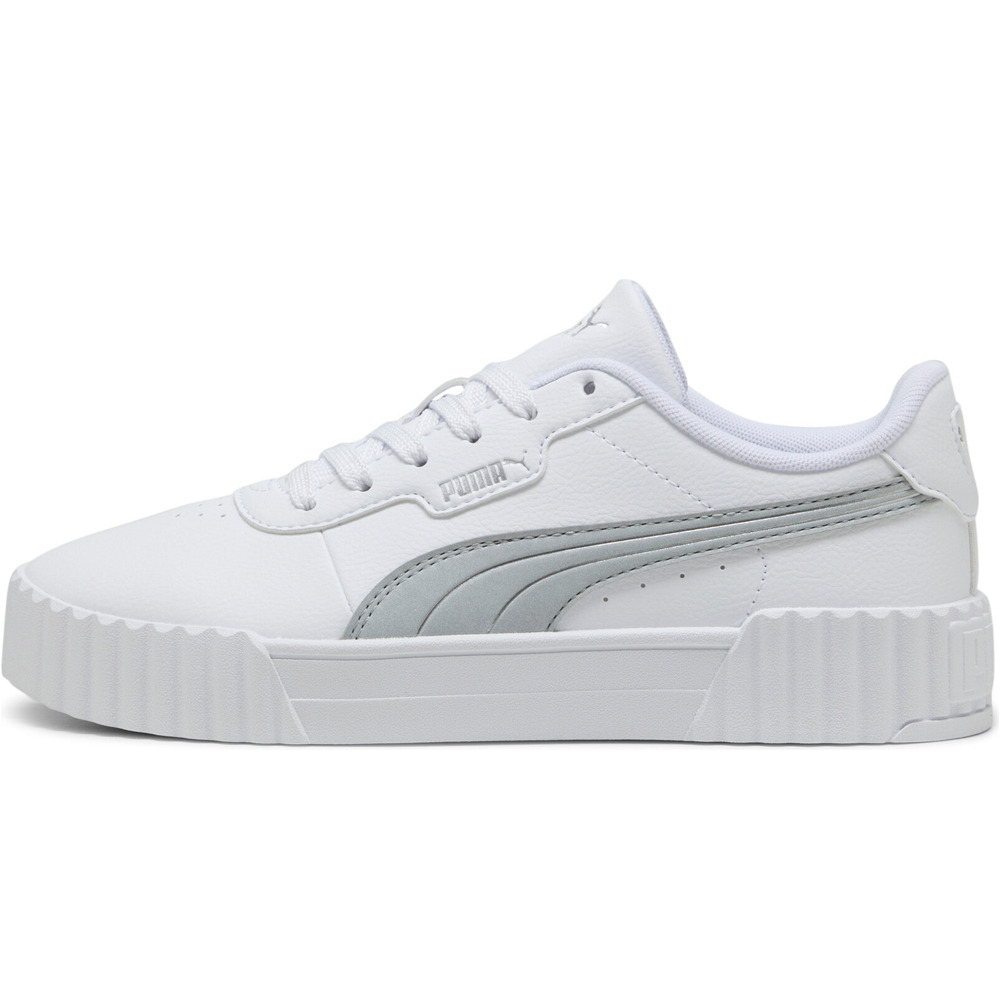 Puma zapatilla moda mujer Carina 3.0 Aqua Metallics lateral exterior