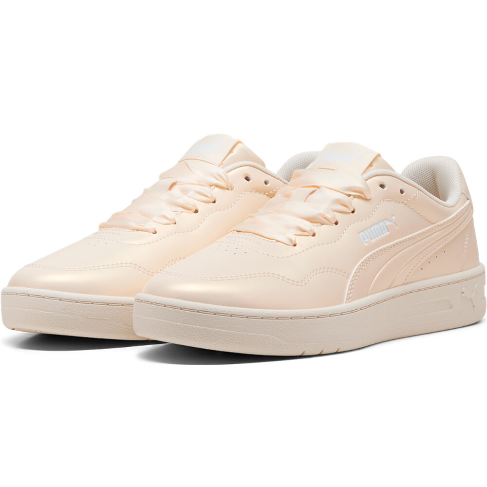 Puma zapatilla moda mujer Court Lally PERLA lateral interior