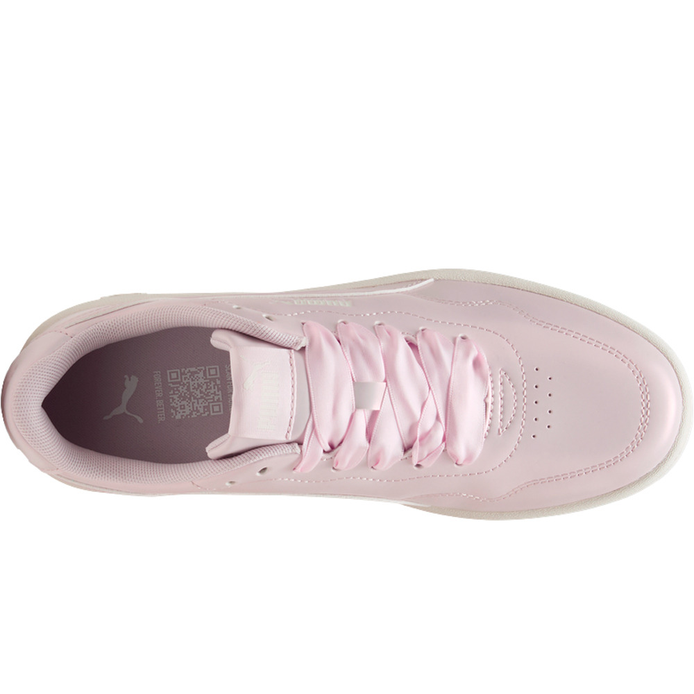 Puma zapatilla moda mujer Court Lally PERLA vista superior