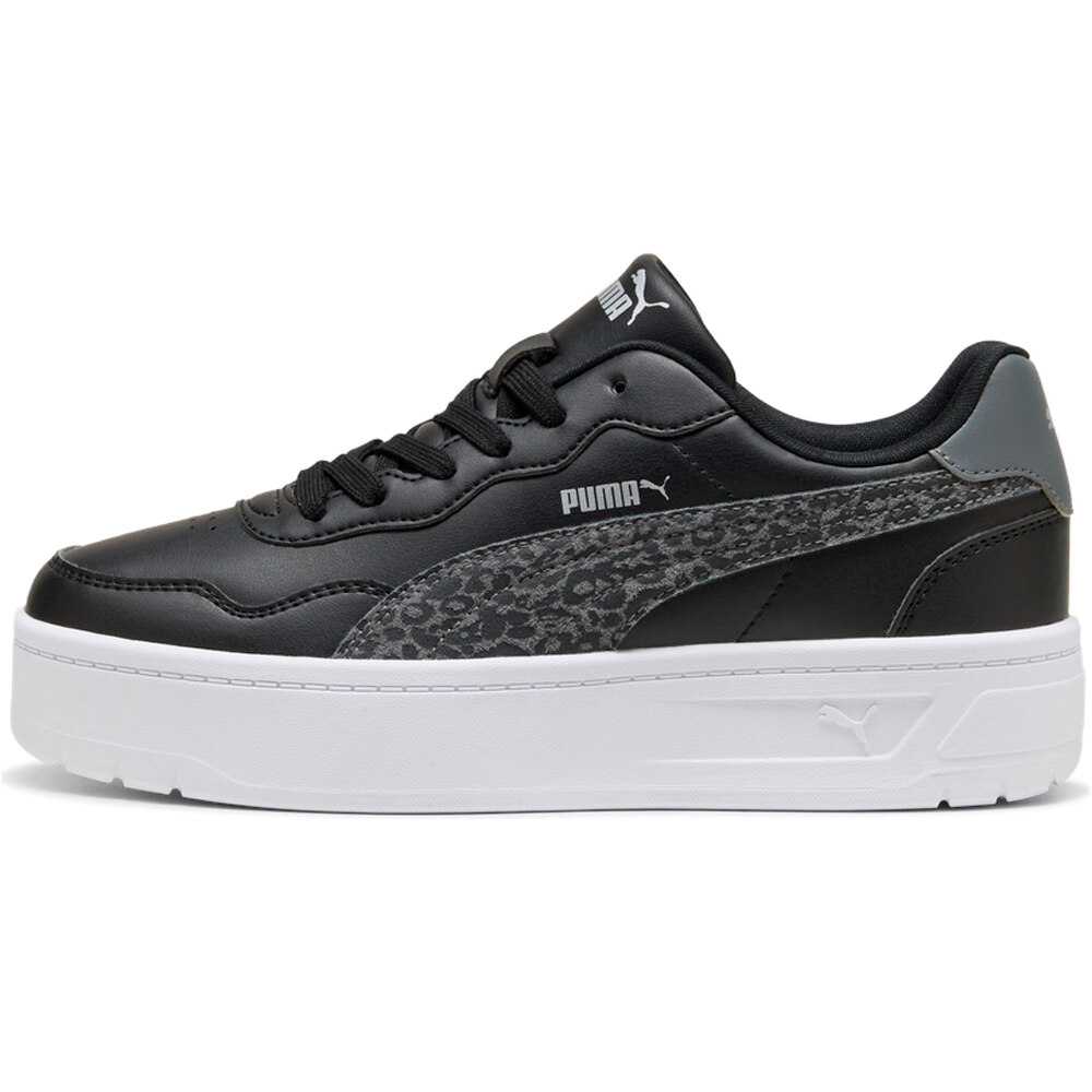 Puma zapatilla moda mujer Court Lally Skye Fel lateral exterior