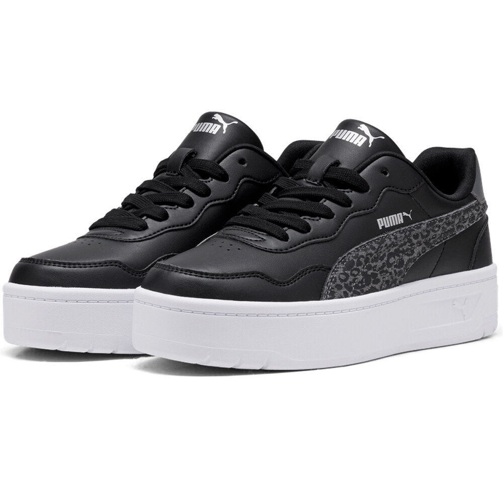 Puma zapatilla moda mujer Court Lally Skye Fel lateral interior