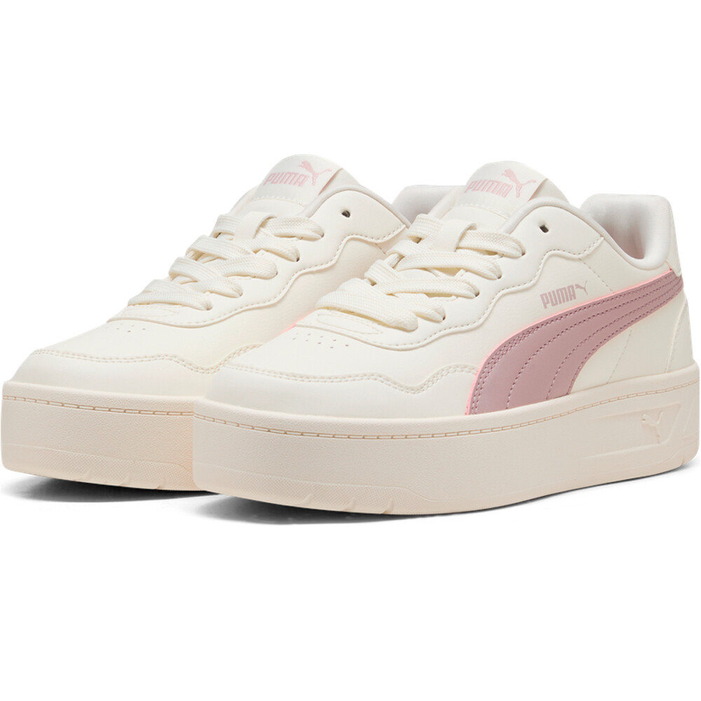 Puma zapatilla moda mujer Court Lally Skye lateral interior