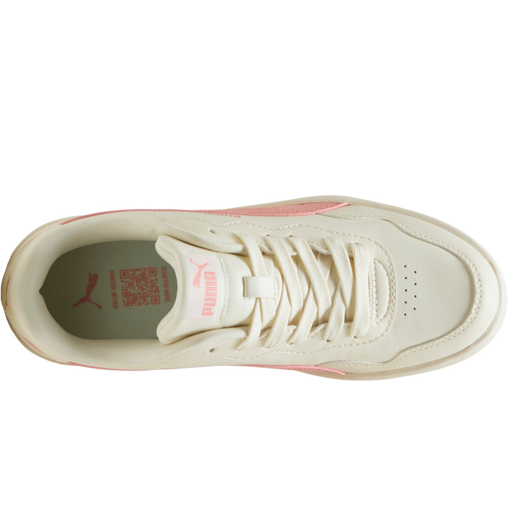 Puma zapatilla moda mujer Court Lally Skye vista superior