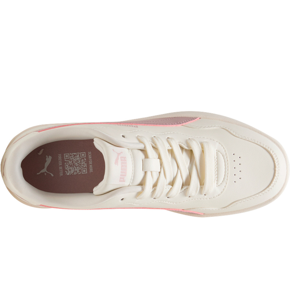 Puma zapatilla moda mujer Court Lally Skye vista superior