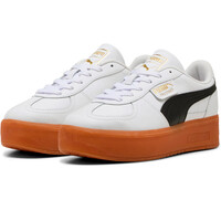Puma zapatilla moda mujer Palermo Elevata Lth lateral interior