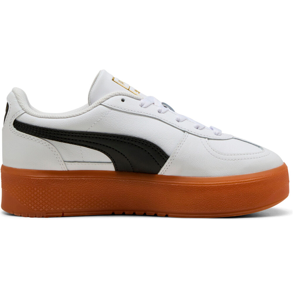Puma zapatilla moda mujer Palermo Elevata Lth puntera