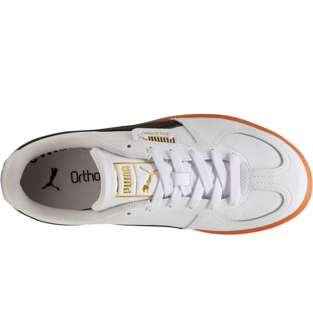 Puma zapatilla moda mujer Palermo Elevata Lth vista superior