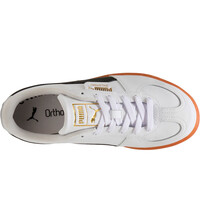 Puma zapatilla moda mujer Palermo Elevata Lth vista superior