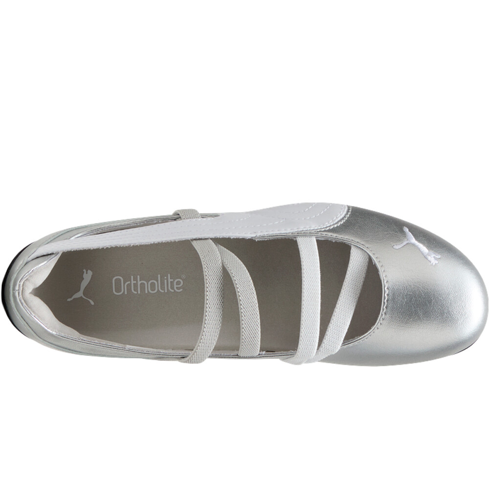 Puma zapatilla moda mujer Speedcat Ballet Meta vista superior