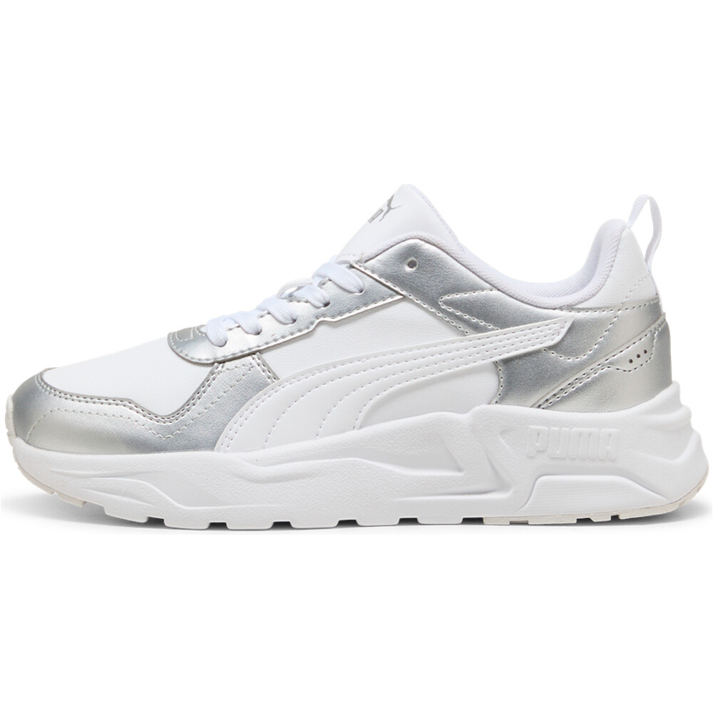 Puma zapatilla moda mujer TRINITY 2 LT Metalli lateral exterior