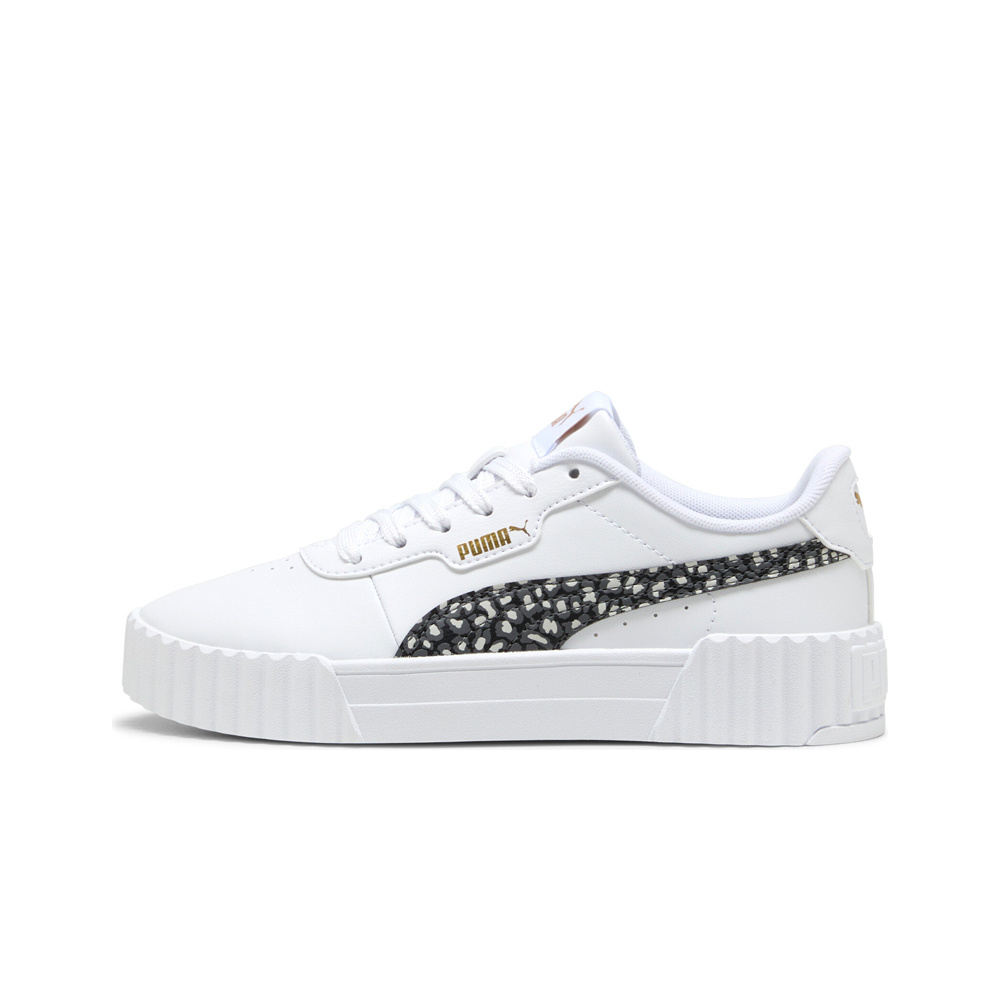 Puma zapatilla moda niño Carina 3.0 Animal Jr lateral exterior