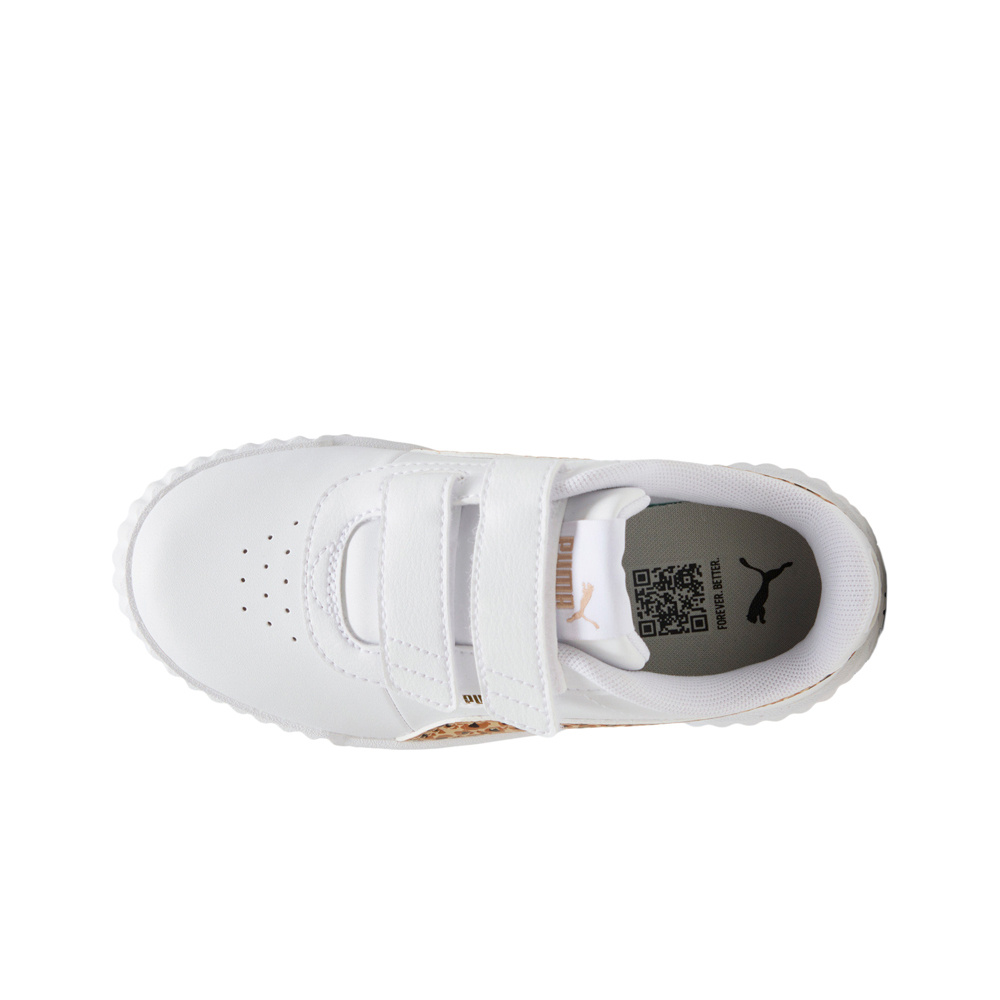 Puma zapatilla moda niño Carina 3.0 Animal V PS vista superior