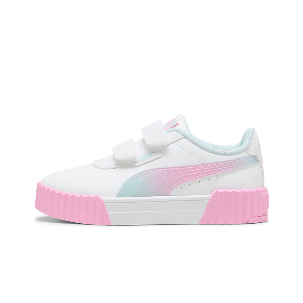 Puma zapatilla moda niño Carina 3.0 Faded Glo lateral exterior