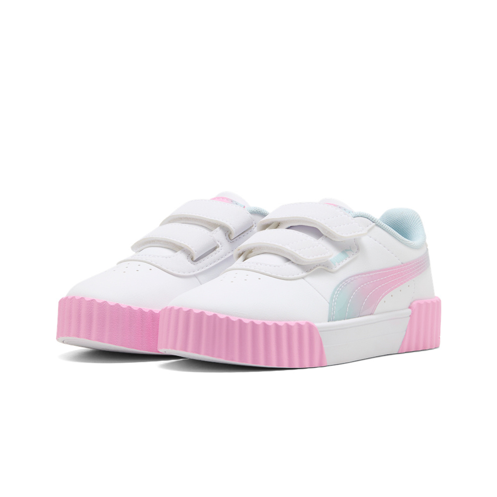 Puma zapatilla moda niño Carina 3.0 Faded Glo lateral interior