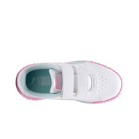 Puma zapatilla moda niño Carina 3.0 Faded Glo vista superior