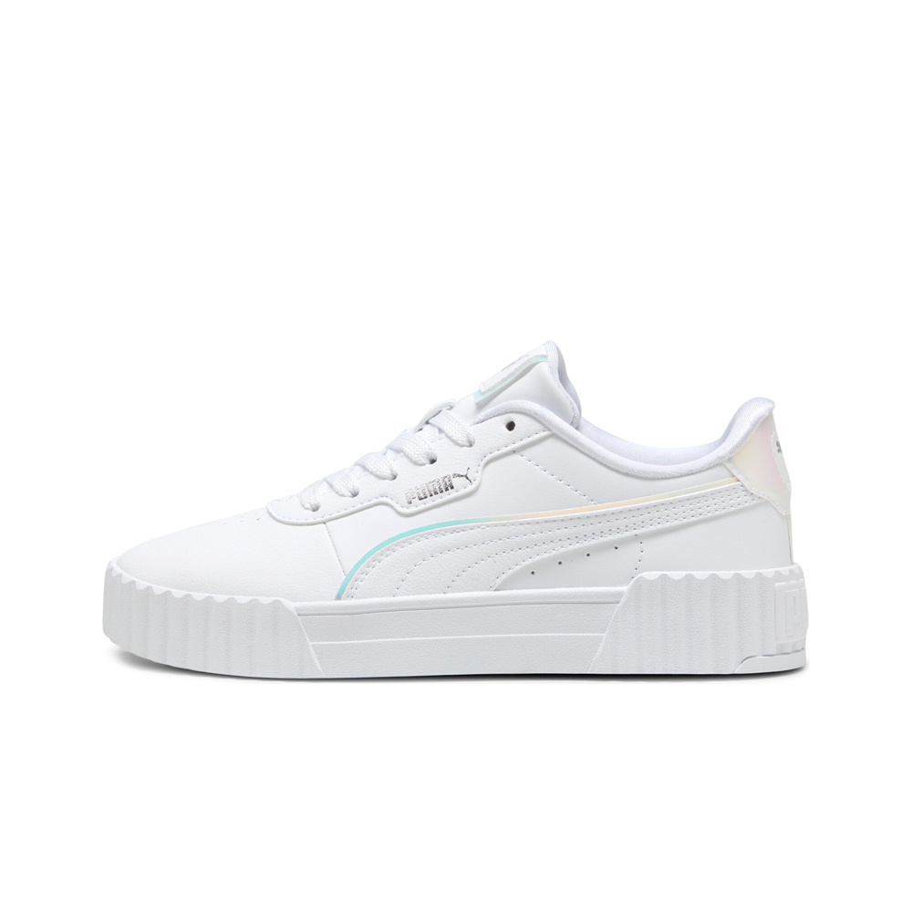 Puma zapatilla moda niño Carina 3.0 Holo 2.0 Jr lateral exterior