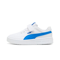 Puma zapatilla moda niño Court Classic Clean lateral exterior