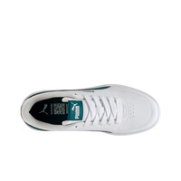 Puma zapatilla moda niño Court Classic Clean vista superior