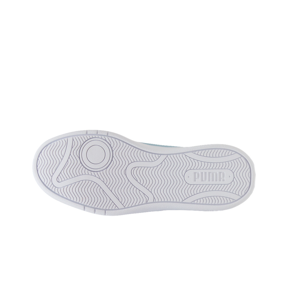 Puma zapatilla moda niño Court Classic Clean vista trasera