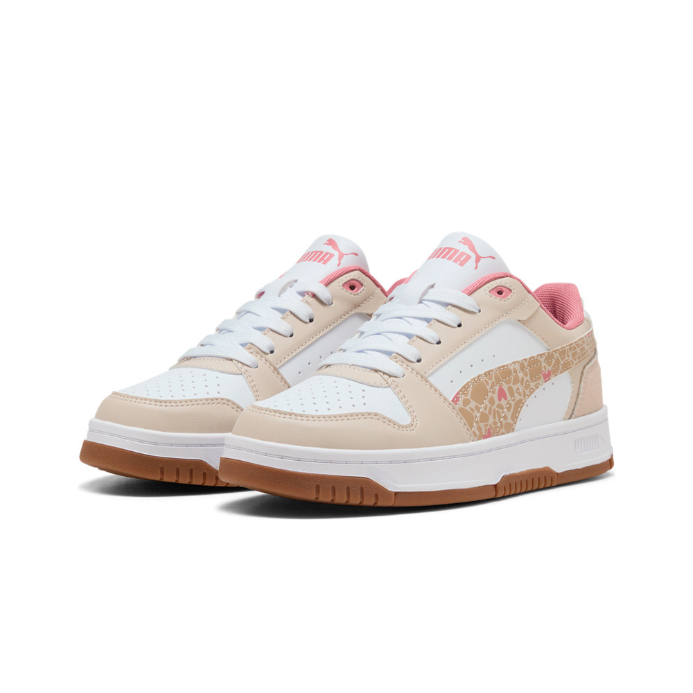 Puma zapatilla moda niño Rebound Slam Lo Wint lateral interior