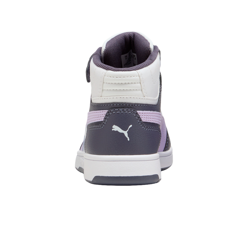 Puma zapatilla moda niño Rebound Slam Mid AC+ vista trasera