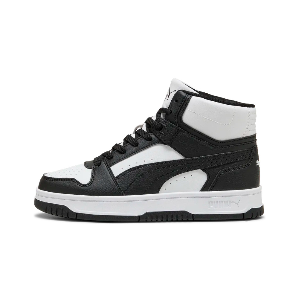 Puma zapatilla moda niño Rebound Slam Mid Jr lateral exterior