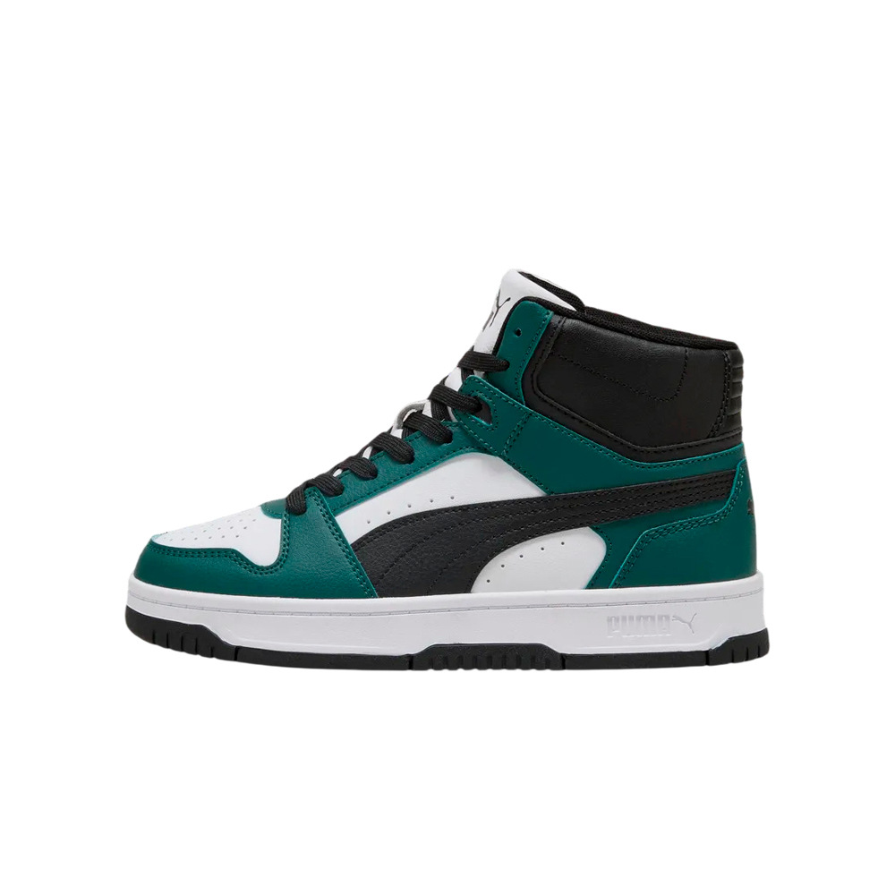 Puma zapatilla moda niño Rebound Slam Mid Jr lateral exterior